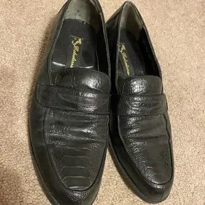 Calcaterra | Shoes | Made In Italy Black Exotic Excellent 